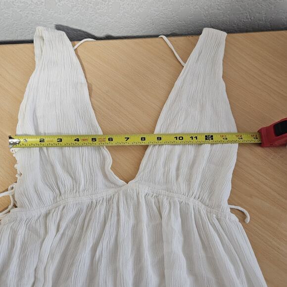 Cotton Candy LA Mini Swing Dress With Lace-up Cut Out Detailing On Side Lined... - Picture 6 of 9